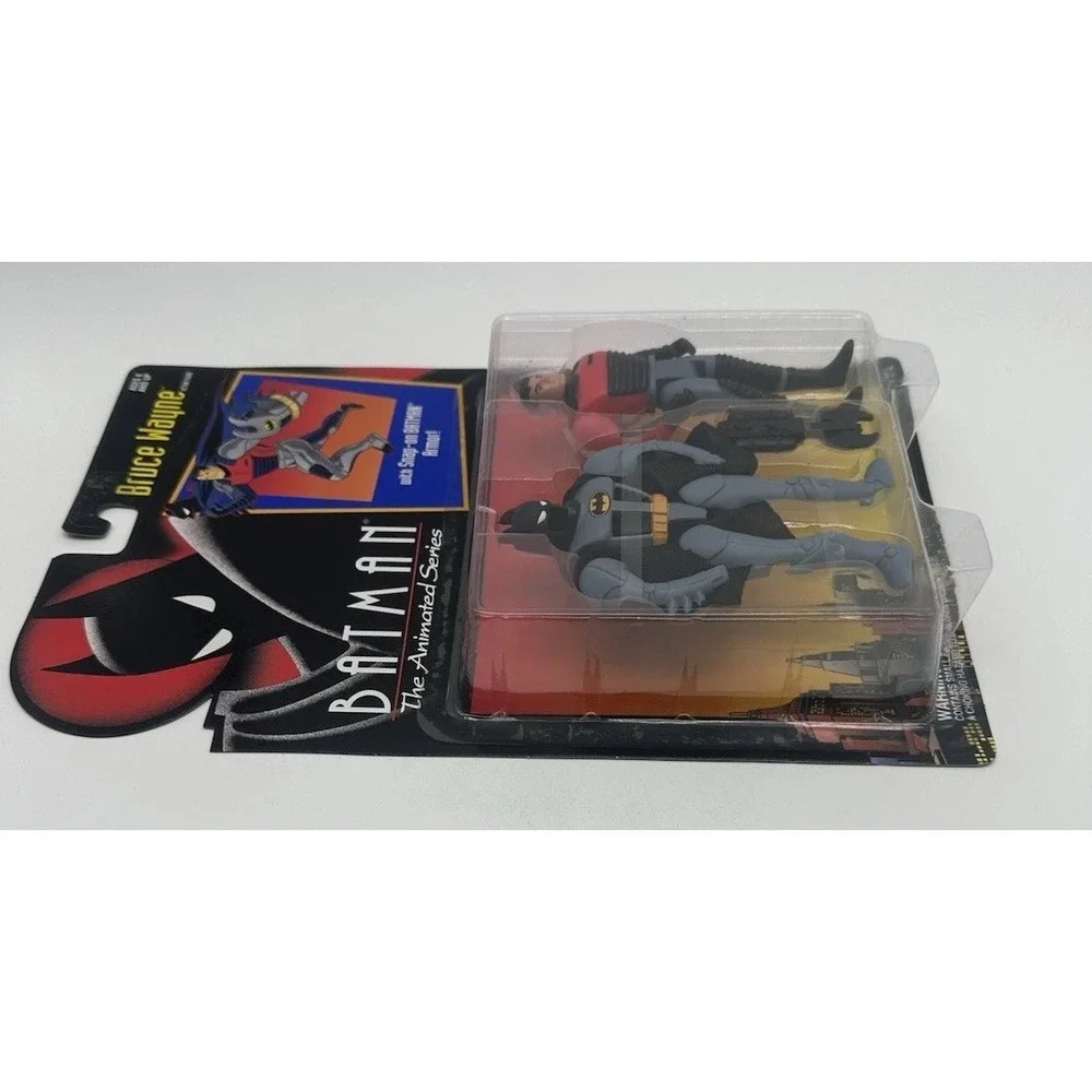 1992 KENNER BATMAN THE ANIMATED SERIES BRUCE WAYNE SNAP-ON ARMOR FIGURE NEW